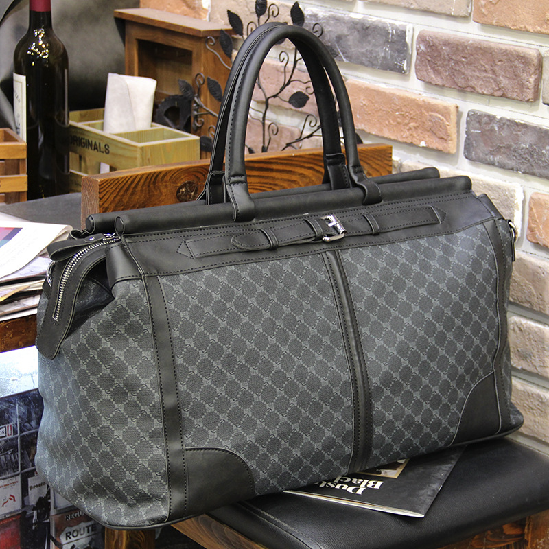 Fashion Plaid Travel Bag Men H - Luxury Bags Tote 评论和价格