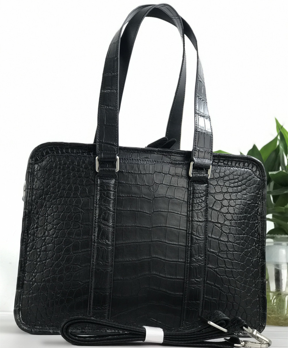 New Crocodile Leather Laptop B - Luxury Bags Tote 评论和价格