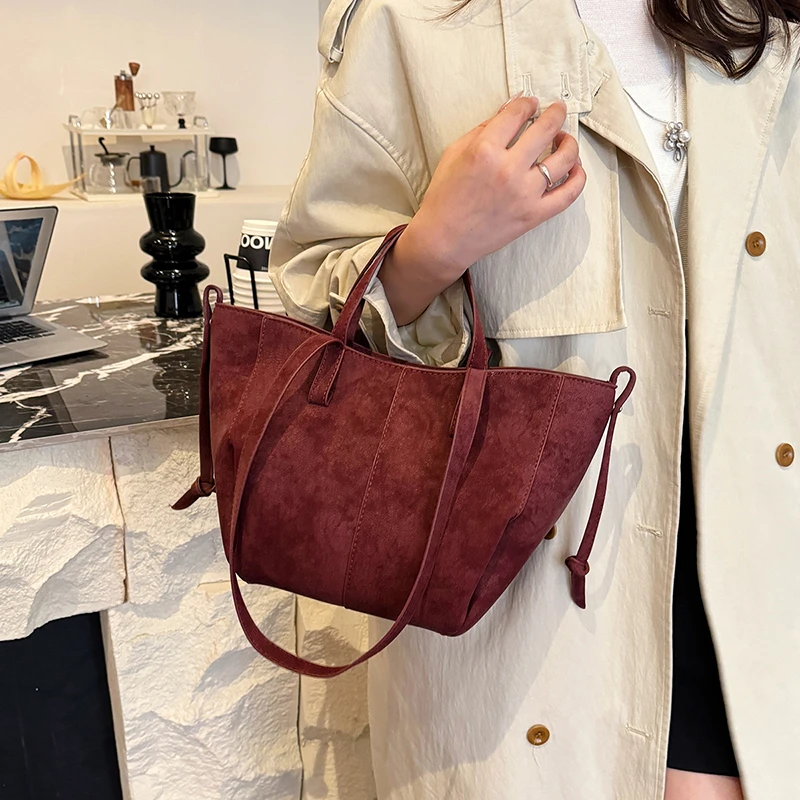 Light Luxury Solid PU Hasp Sho - Luxury Bags Tote 评论和价格